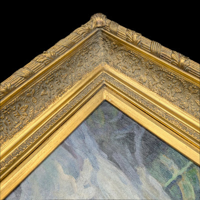 Un momento íntimo: Retrato impresionista estadounidense de dos hermanas👯