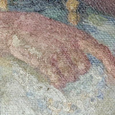 Un momento íntimo: Retrato impresionista estadounidense de dos hermanas👯