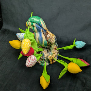 Vintage Sancai Glaze Parrot Figurine by Unknown Maker (Rare, Chinese Pottery), Circa Mid-20th Century 🦜🎨🏺