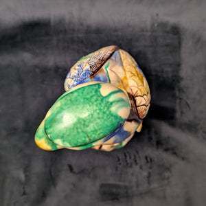 Vintage Sancai Glaze Parrot Figurine by Unknown Maker (Rare, Chinese Pottery), Circa Mid-20th Century 🦜🎨🏺