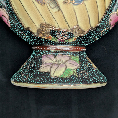 Vintage Hand-Painted Royal Satsuma Dolphin Vase (Hand-Painted, Dolphin), Circa 1950s 🐬🎨🏺
