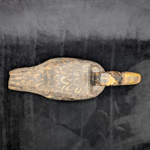 Vintage Hand-Carved Wooden Duck Decoy by Unknown Maker (Folk Art, Hunting), Circa 1940s 🦆🪵🌾
