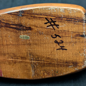 Vintage Hand-Carved Wooden Duck Decoy by Unknown Maker (Folk Art, Hunting), Circa 1940s 🦆🪵🌾