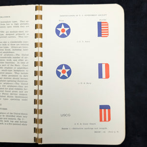 Basic Field Manual, FM 30-35, Identification of German Aircraft by United States War Department (RARE Restricted Edition), 1941 📜✈️💣