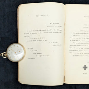 Basic Field Manual, FM 30-35, Identification of German Aircraft (RARE Restricted Edition), 1941 📜✈️💣