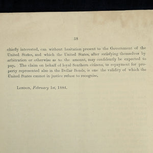 The Confederate Debt and Private Southern Debts by J. Barr Robertson (First Edition London Printing), 1884 🇬🇧💰⚔️