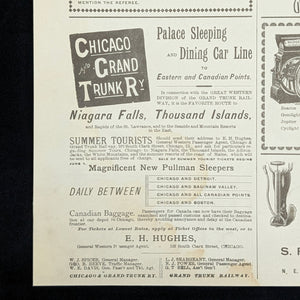 American Magazine Advertisement Page (Falcon Bicycles, Ladies' Leggings, & Bicycle Theft Insurance), 1895 🚴‍♀️⚙️🇺🇸