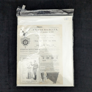 American Magazine Advertisement Page (Falcon Bicycles, Ladies' Leggings, & Bicycle Theft Insurance), 1895 🚴‍♀️⚙️🇺🇸