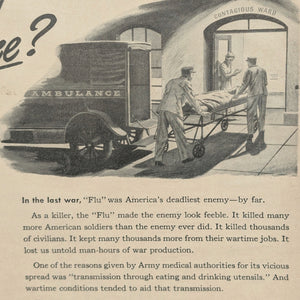 LIFE Magazine Wartime Ad (Do We Have to Learn This Lesson Twice? - Paper Cup Policy), November 1942 🇺🇸😷🚢
