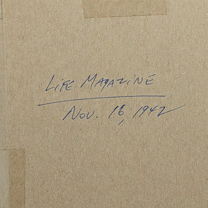 LIFE Magazine Wartime Ad (Do We Have to Learn This Lesson Twice? - Paper Cup Policy), November 1942 🇺🇸😷🚢