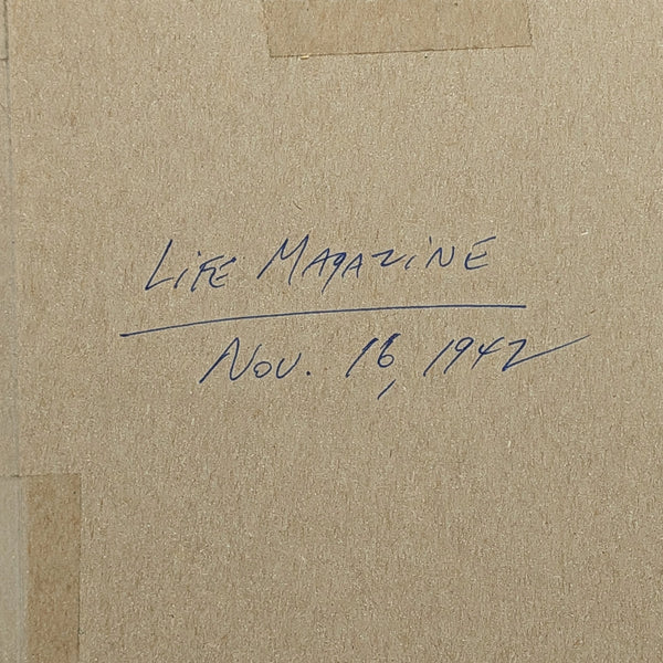 LIFE Magazine Wartime Ad (Do We Have to Learn This Lesson Twice? - Paper Cup Policy), November 1942 🇺🇸😷🚢