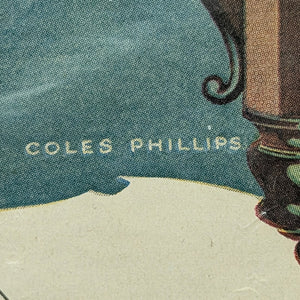 Scranton Bedspreads Color Advertisement by Coles Phillips (Art Deco Illustration), Circa 1925 🎨🛌🇺🇸