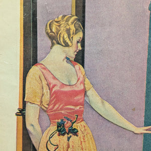 Scranton Bedspreads Color Advertisement by Coles Phillips (Art Deco Illustration), Circa 1925 🎨🛌🇺🇸