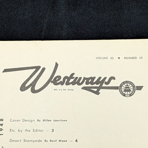 Westways Magazine (Freeways—The Need is Now, Ginger Rogers Ad, & The Automobile Club of Southern California), November 1948 🛣️🚗🇺🇸