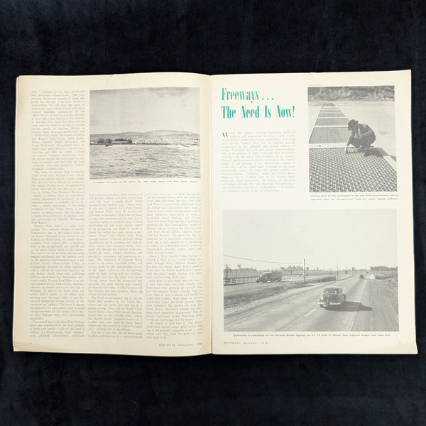 Westways Magazine (Freeways—The Need is Now, Ginger Rogers Ad, & The Automobile Club of Southern California), November 1948 🛣️🚗🇺🇸