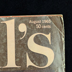 McCall's Magazine (The Kennedys in New York, Marya Mannes, & Smirnoff Ad), August 1965 🇺🇸🗞️👗