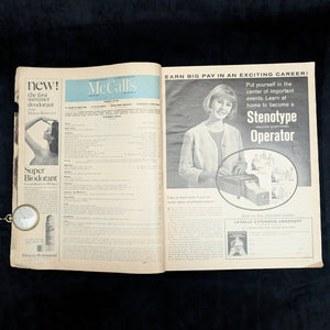 McCall's Magazine (The Kennedys in New York, Marya Mannes, & Smirnoff Ad), August 1965 🇺🇸🗞️👗