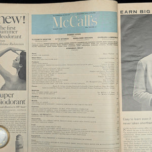 McCall's Magazine (The Kennedys in New York, Marya Mannes, & Smirnoff Ad), August 1965 🇺🇸🗞️👗