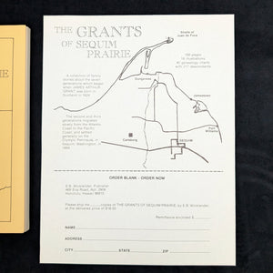 The Grants of Sequim Prairie by Edgar B. Wicklander (Signed, First Printing), 1982 📜✍️🌲