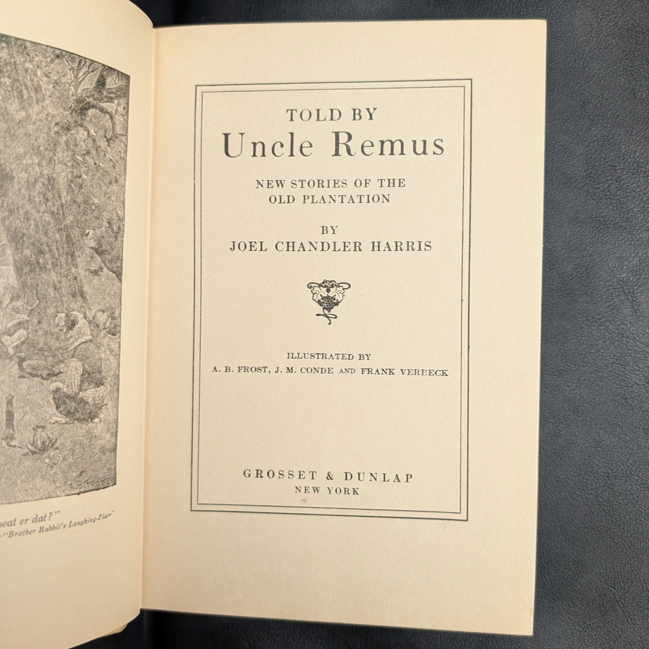 Told By Uncle Remus, by Joel Chandler Harris, 1905