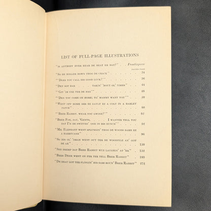 Told By Uncle Remus, by Joel Chandler Harris, 1905
