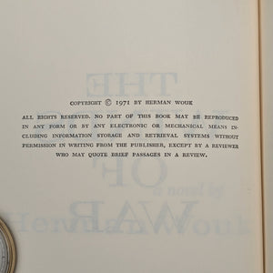 The Winds Of War, by Herman Wouk, (Later Printing), 1971 📜⚔️🏛️