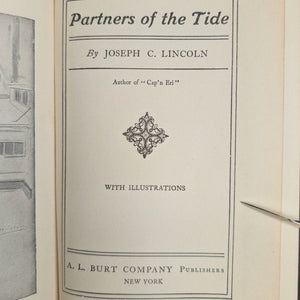 Partners of the Tide, von Joseph C. Lincoln, (Illustriert, AL Burt Edition), 1905 🌊⛵️📜