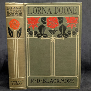 Lorna Doone, by R.D. Blackmore, (RARE, Decorative Binding, Illustrated), c. 1909 📜🥀🇬🇧