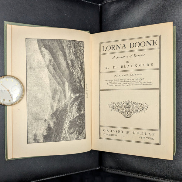 Lorna Doone, by R.D. Blackmore, (RARE, Decorative Binding, Illustrated), c. 1909 📜🥀🇬🇧