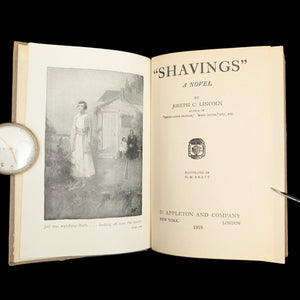 Shavings, by Joseph C. Lincoln, (RARE, First Edition, Illustrated), 1919 🌊⛵️📖