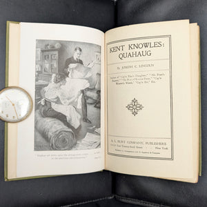Kent Knowles: Quahaug, by Joseph C. Lincoln, (Illustrated, A. L. Burt Edition), 1914 ⛵️🌊🦀