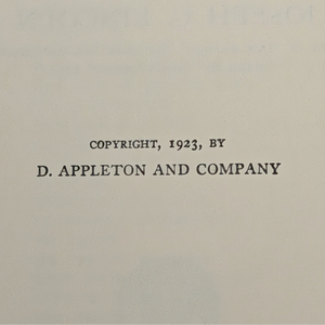 Doctor Nye of North Ostable, by Joseph C. Lincoln, (RARE, First Edition), 1923 📜🩺🌊