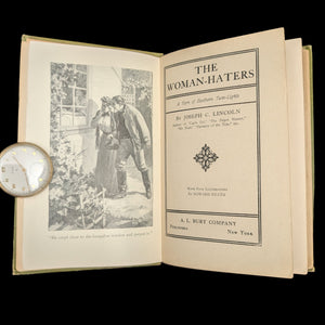 The Woman-Haters by Joseph C. Lincoln (Illustrated A. L. Burt Edition), 1911 📜🎭🇺🇸