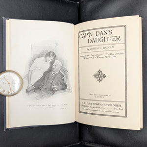 Cap'n Dan's Daughter, by Joseph C. Lincoln, (RARE, Illustrated, A. L. Burt Edition), 1914 📜✍️🏛️