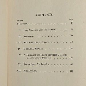 Fighting for Peace by Henry Van Dyke (First Edition, Rare), 1917 🇺🇸🕊️📜