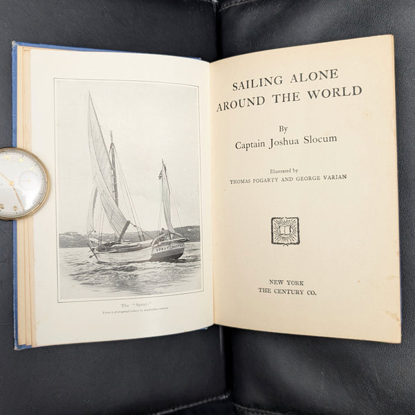 Sailing Alone Around the World by Captain Joshua Slocum (RARE, First Edition, Second Printing), 1900  🌎 ⛵🗺️