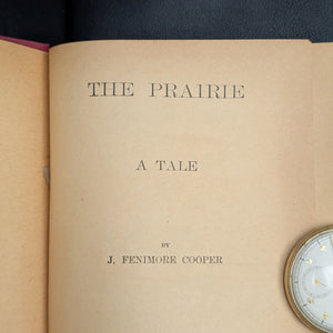 The Prairie, by J. Fenimore Cooper, (Decorative Binding), Undated (c. 1893) 🌾📜🏞️