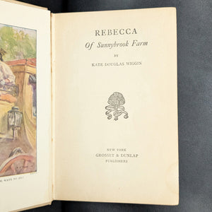 Rebecca Of Sunnybrook Farm, by Kate Douglas Wiggin, (Illustrated), 1910 👧🏡☀️