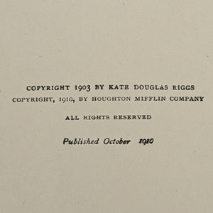 Rebecca Of Sunnybrook Farm, by Kate Douglas Wiggin, (Illustrated), 1910 👧🏡☀️