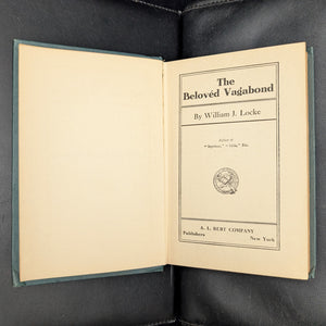 The Beloved Vagabond, by William J. Locke, (A. L. Burt Edition), 1900 🚶‍♂️📜🗺️