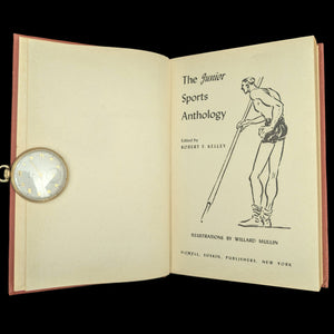 The Junior Sports Anthology, by Robert F. Kelley, (First Edition, with Inscription), 1945 🏈📚🏆