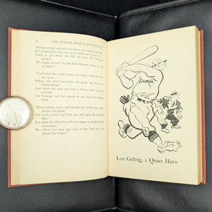 The Junior Sports Anthology, by Robert F. Kelley, (First Edition, with Inscription), 1945 🏈📚🏆