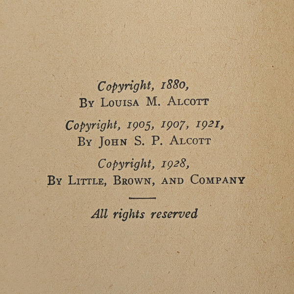 Jack and Jill by Louisa May Alcott (Vintage, Inscribed Edition), 1928. 🧒👦📖