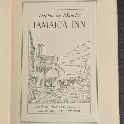 Jamaica Inn by Daphne du Maurier (First American Edition), 1936 📜🏛️📚