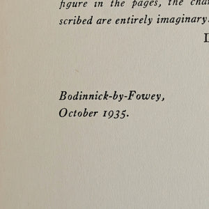 Jamaica Inn by Daphne du Maurier (First American Edition), 1936 📜🏛️📚
