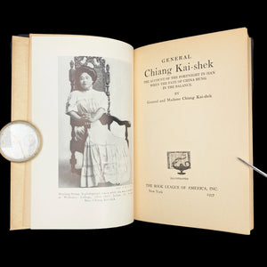 General Chiang Kai-shek by General and Madame Chiang Kai-shek (Book League of America Edition), 1937 🇨🇳⚔️🤝