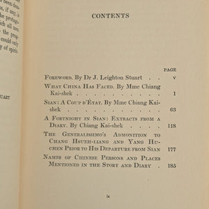 General Chiang Kai-shek by General and Madame Chiang Kai-shek (Book League of America Edition), 1937 🇨🇳⚔️🤝