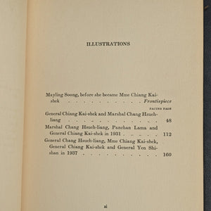 General Chiang Kai-shek by General and Madame Chiang Kai-shek (Book League of America Edition), 1937 🇨🇳⚔️🤝