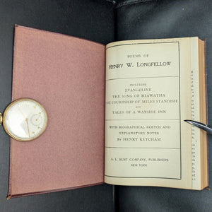 Poems of Henry W. Longfellow by Henry W. Longfellow (A. L. Burt Edition), 1901 📜🇺🇸🏛️