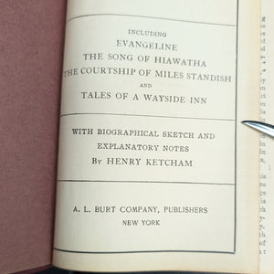 Poems of Henry W. Longfellow by Henry W. Longfellow (A. L. Burt Edition), 1901 📜🇺🇸🏛️